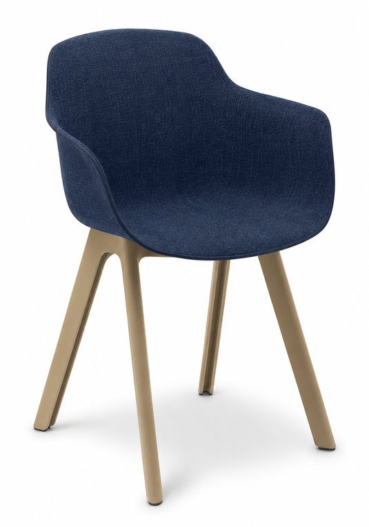 Eden Loria 4 Leg Armchair - Upholstered