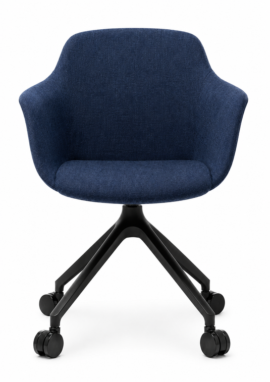 Eden Loria Swivel Armchair - Fixed Height - Upholstered