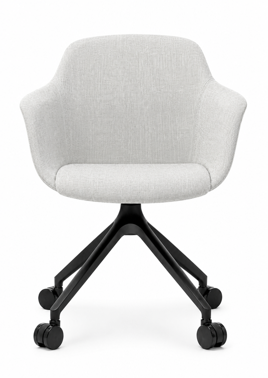 Eden Loria Swivel Armchair - Fixed Height - Upholstered