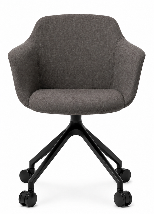 Eden Loria Swivel Armchair - Fixed Height - Upholstered