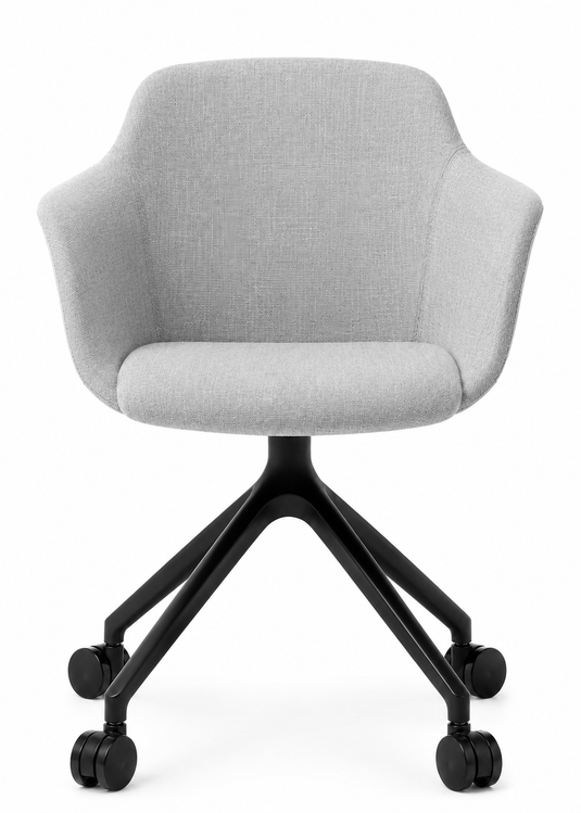 Eden Loria Swivel Armchair - Fixed Height - Upholstered