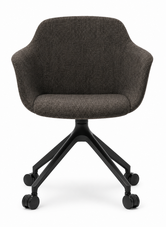 Eden Loria Swivel Armchair - Fixed Height - Upholstered