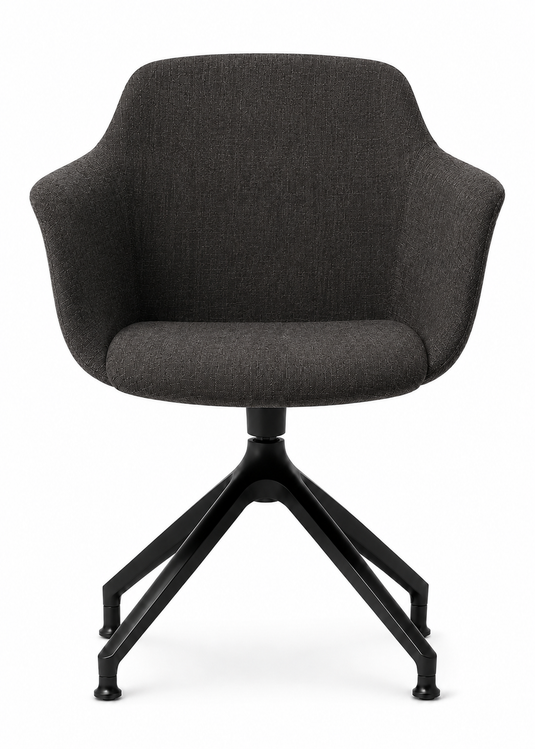 Eden Loria Swivel Armchair - Fixed Height - Upholstered