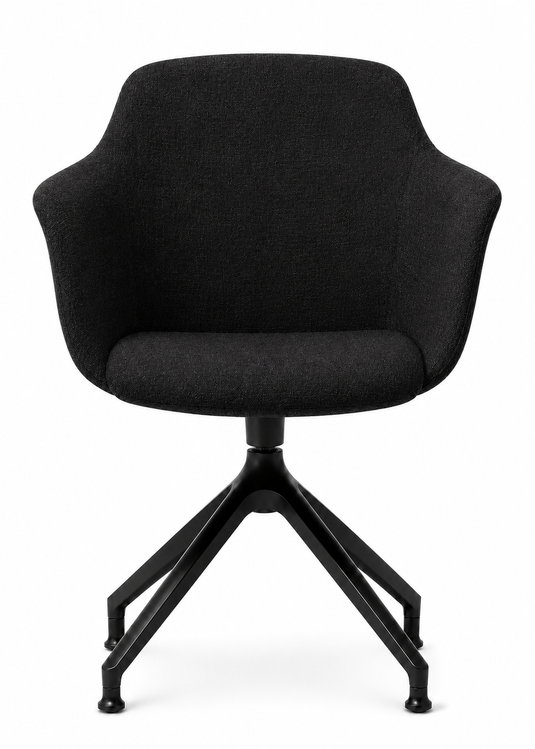 Eden Loria Swivel Armchair - Fixed Height - Upholstered