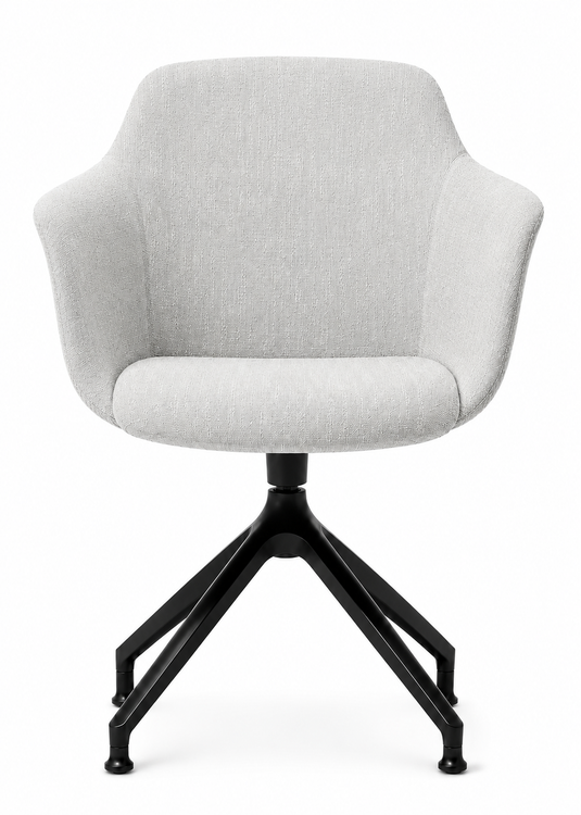 Eden Loria Swivel Armchair - Fixed Height - Upholstered