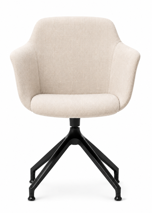 Eden Loria Swivel Armchair - Fixed Height - Upholstered
