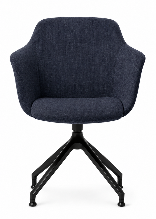 Eden Loria Swivel Armchair - Fixed Height - Upholstered