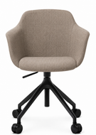 Eden Loria Swivel Armchair - Height Adjustable - Upholstered