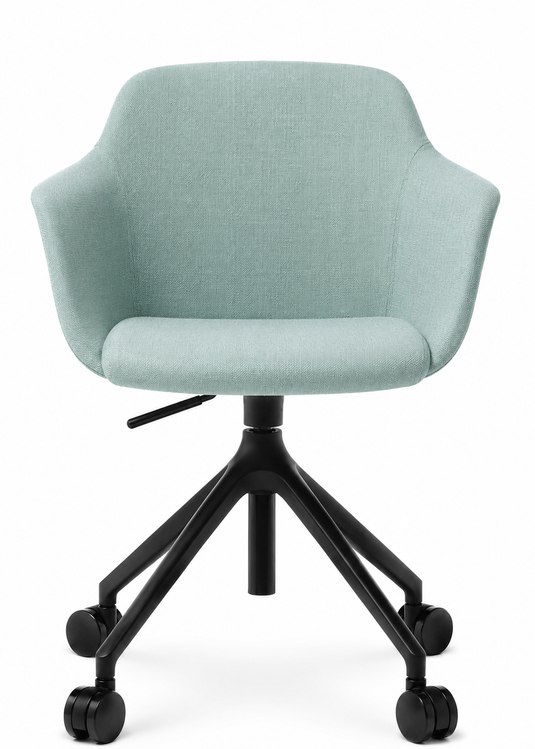 Eden Loria Swivel Armchair - Height Adjustable - Upholstered
