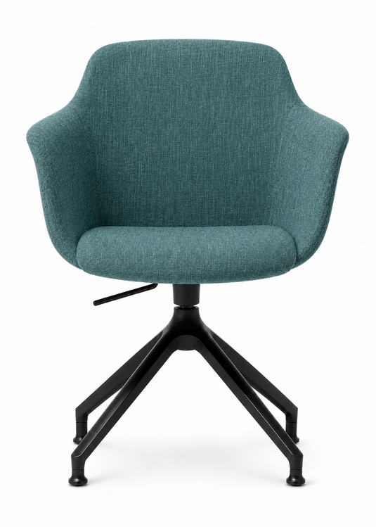Eden Loria Swivel Armchair - Height Adjustable - Upholstered