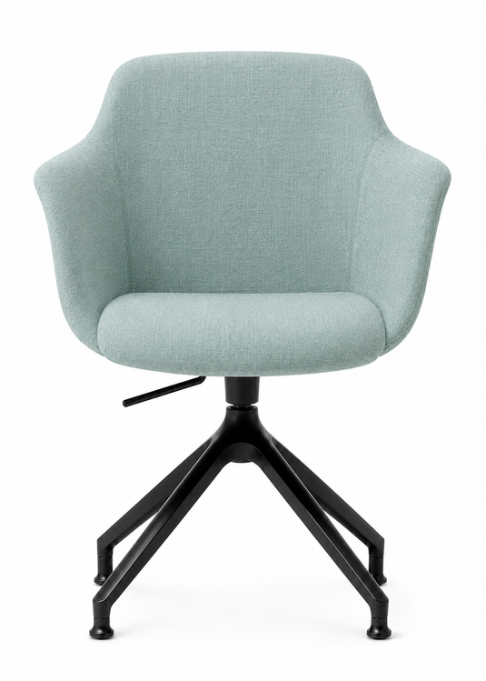 Eden Loria Swivel Armchair - Height Adjustable - Upholstered
