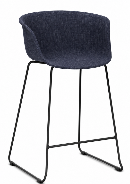 Eden Loria Kitchen Stool - Upholstered