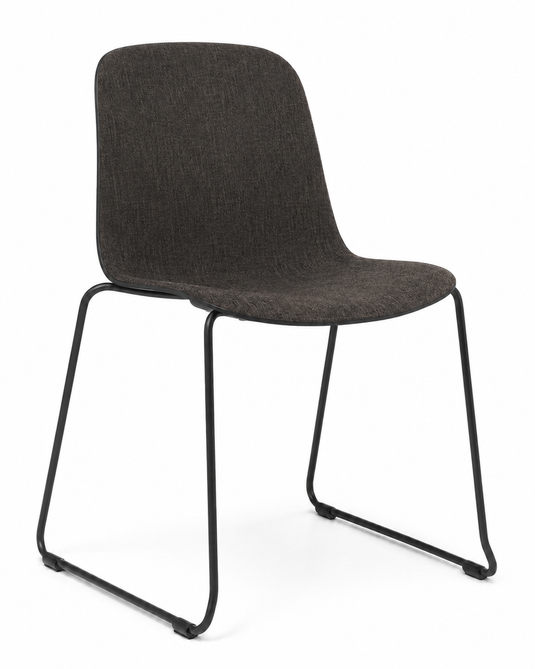 Eden Loria Sled Chair - Upholstered