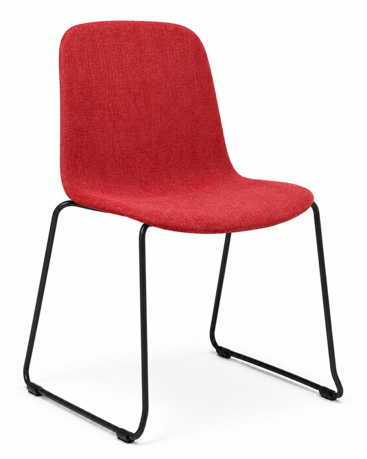 Eden Loria Sled Chair - Upholstered