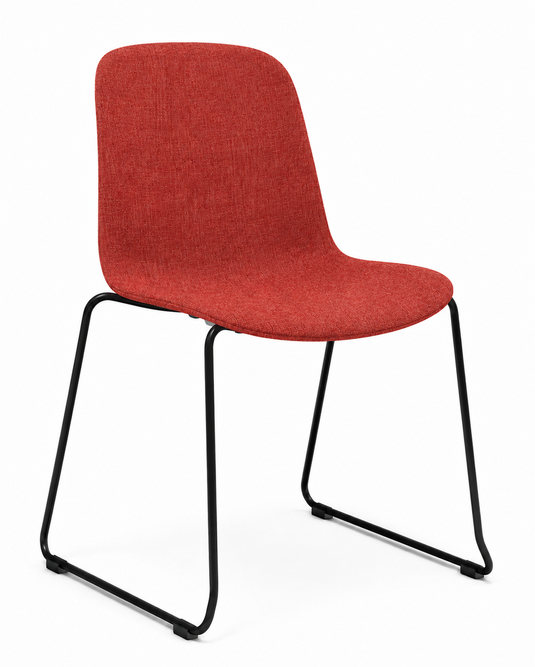 Eden Loria Sled Chair - Upholstered
