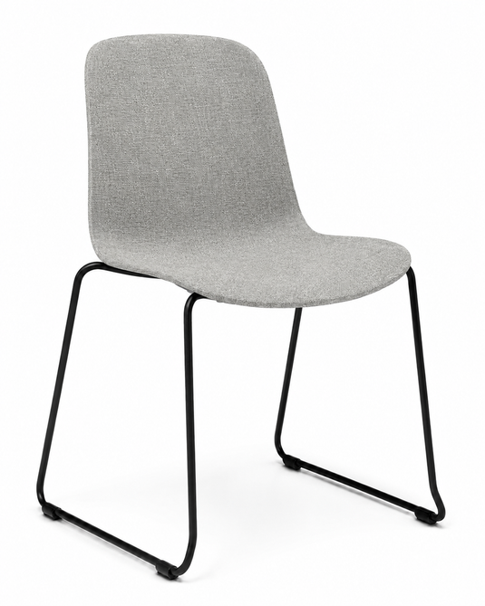 Eden Loria Sled Chair - Upholstered