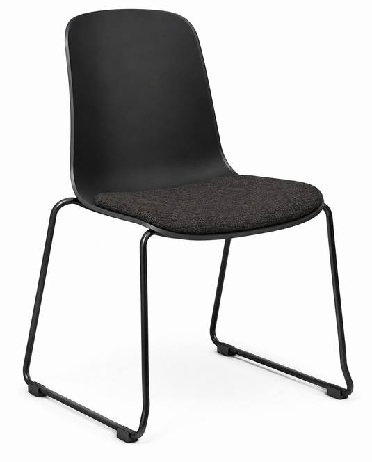 Eden Loria Sled Chair - Seat Upholstered
