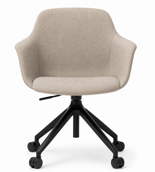 Eden Loria Swivel Armchair - Height Adjustable - Upholstered