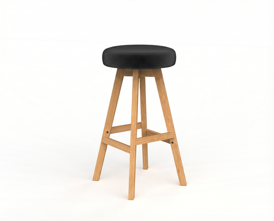 Knight Luna Button Barstool
