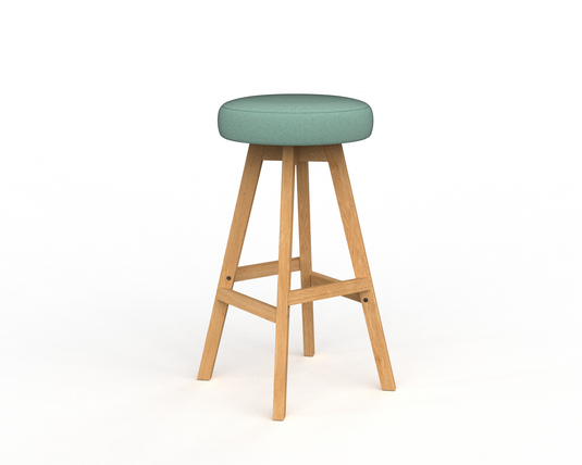 Knight Luna Button Barstool