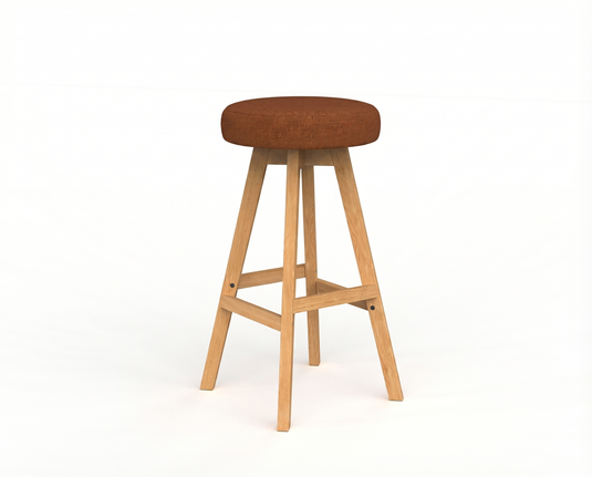 Knight Luna Button Barstool