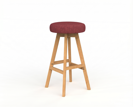 Knight Luna Button Barstool