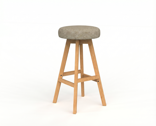 Knight Luna Button Barstool