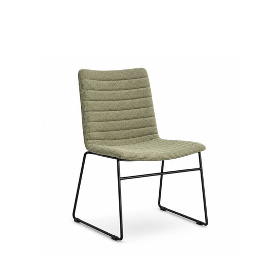 Mobel Maven Fully Upholstered Sled Chair