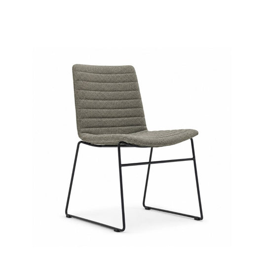 Mobel Maven Fully Upholstered Sled Chair