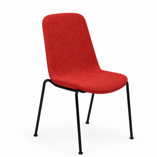 Chair Solutions Ola 4 Leg Chair - Black Frame - Fully Upholstered