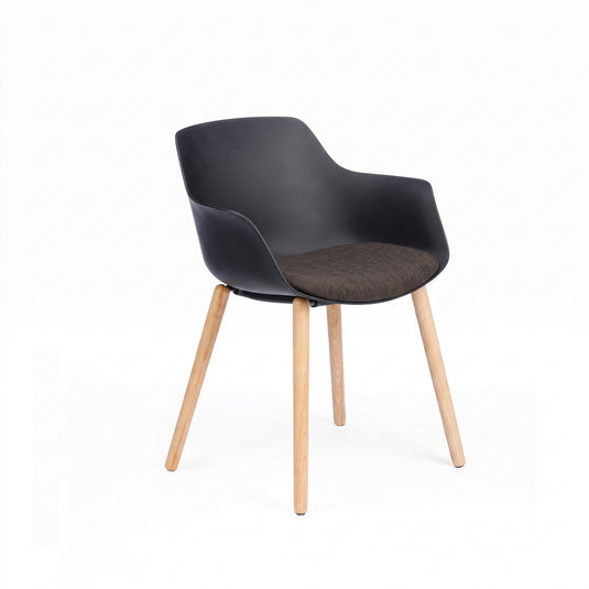 Chair Solutions Ola Relax 4 Leg Chair - Timber Base - Seat Upholstered
