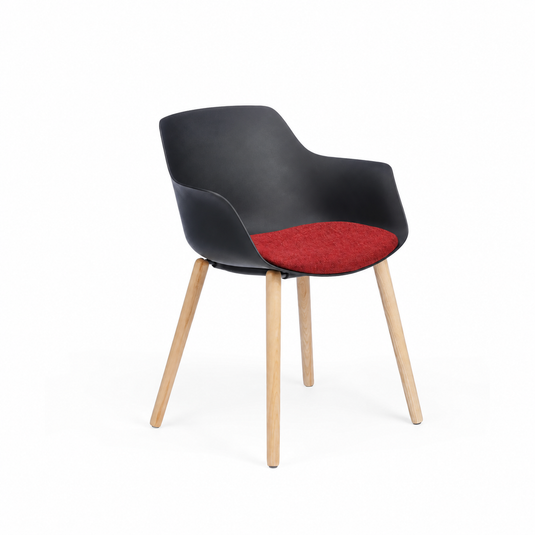 Chair Solutions Ola Relax 4 Leg Chair - Timber Base - Seat Upholstered