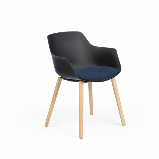 Chair Solutions Ola Relax 4 Leg Chair - Timber Base - Seat Upholstered