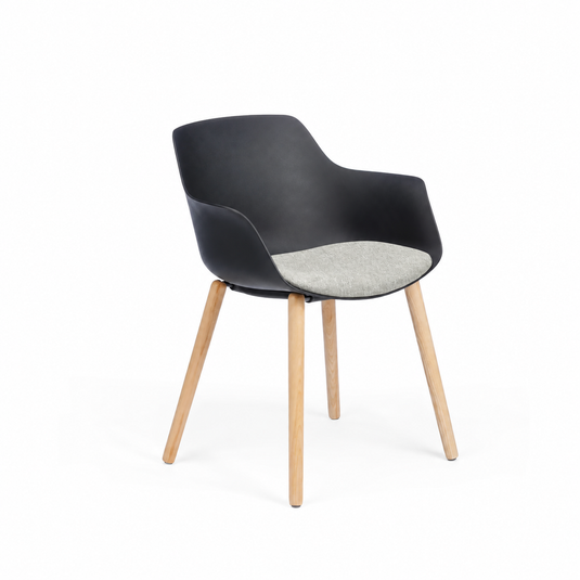 Chair Solutions Ola Relax 4 Leg Chair - Timber Base - Seat Upholstered