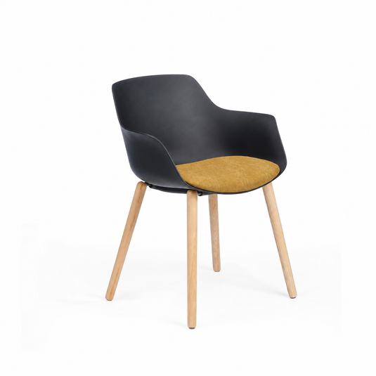 Chair Solutions Ola Relax 4 Leg Chair - Timber Base - Seat Upholstered