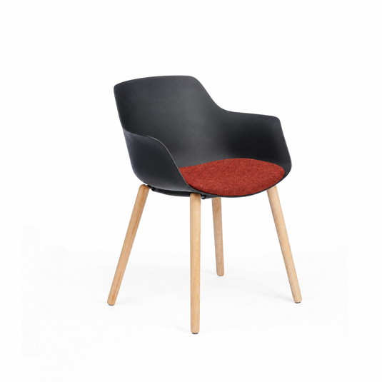 Chair Solutions Ola Relax 4 Leg Chair - Timber Base - Seat Upholstered