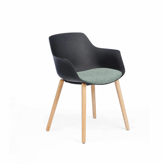 Chair Solutions Ola Relax 4 Leg Chair - Timber Base - Seat Upholstered