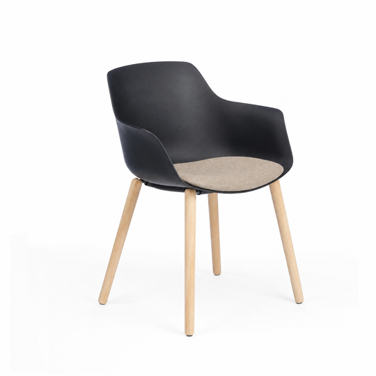 Chair Solutions Ola Relax 4 Leg Chair - Timber Base - Seat Upholstered