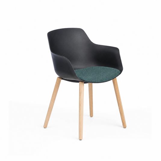 Chair Solutions Ola Relax 4 Leg Chair - Timber Base - Seat Upholstered