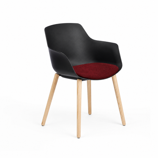 Chair Solutions Ola Relax 4 Leg Chair - Timber Base - Seat Upholstered