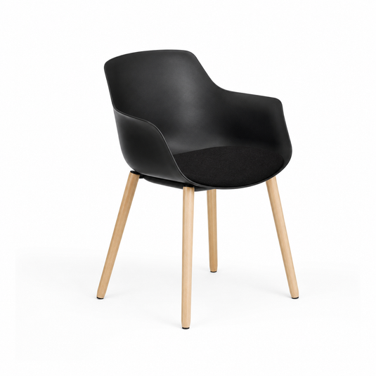 Chair Solutions Ola Relax 4 Leg Chair - Timber Base - Seat Upholstered