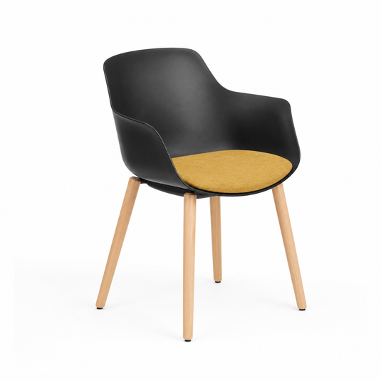 Chair Solutions Ola Relax 4 Leg Chair - Timber Base - Seat Upholstered