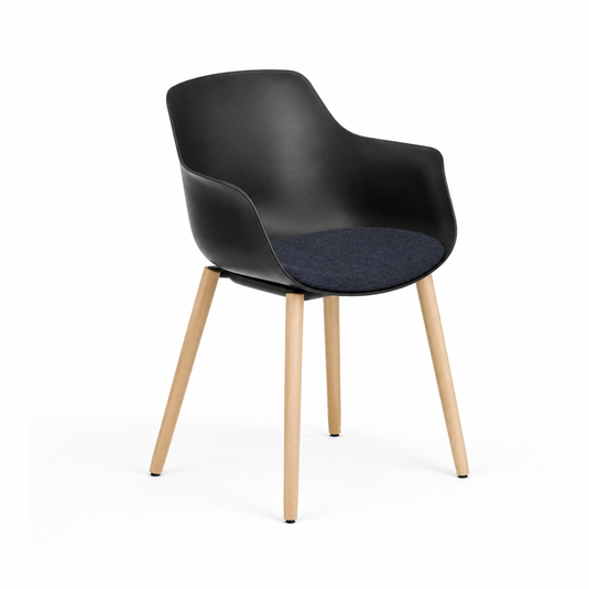 Chair Solutions Ola Relax 4 Leg Chair - Timber Base - Seat Upholstered