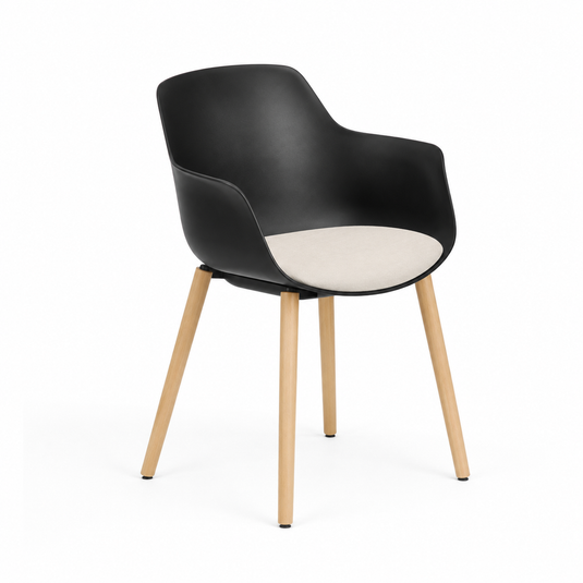 Chair Solutions Ola Relax 4 Leg Chair - Timber Base - Seat Upholstered