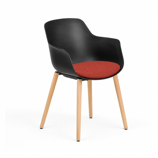 Chair Solutions Ola Relax 4 Leg Chair - Timber Base - Seat Upholstered