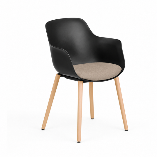 Chair Solutions Ola Relax 4 Leg Chair - Timber Base - Seat Upholstered