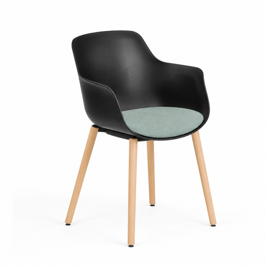 Chair Solutions Ola Relax 4 Leg Chair - Timber Base - Seat Upholstered