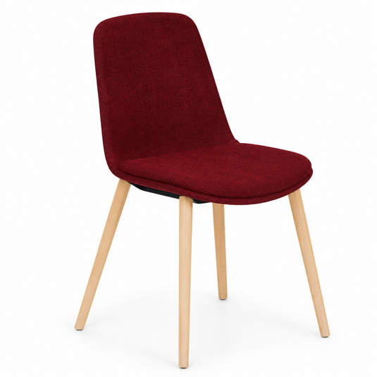 Chair Solutions Ola 4 Leg Chair - Timber Base - Fully Upholstered