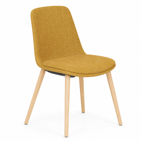Chair Solutions Ola 4 Leg Chair - Timber Base - Fully Upholstered