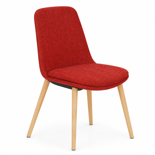 Chair Solutions Ola 4 Leg Chair - Timber Base - Fully Upholstered